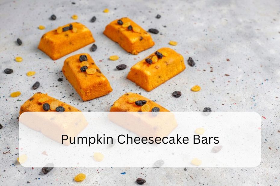 Pumpkin Cheesecake Bars